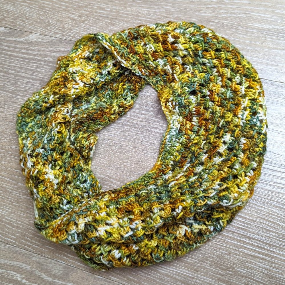 Handknit Cowl Infinity Scarf